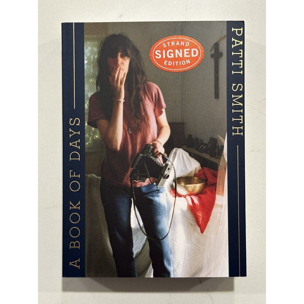 Patti Smith Signed A Book Of Days NEW Just Kids author Paperback AUTOGRAPHED #1
